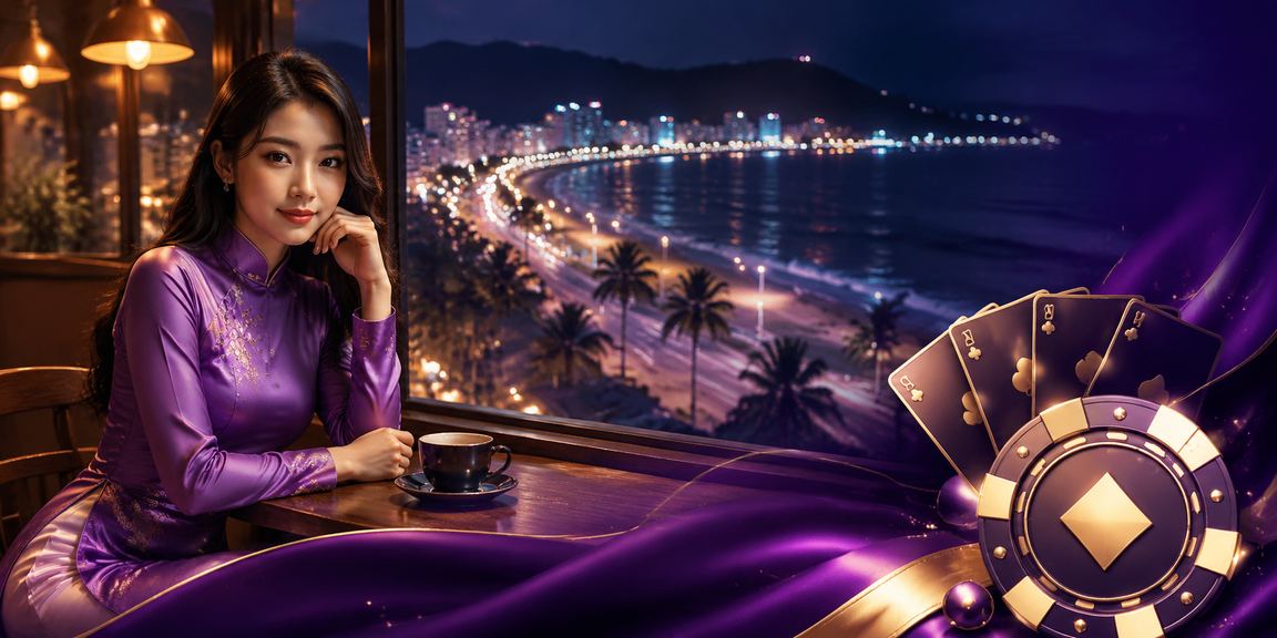 Người dân chơi xổ số truyền thống tại Phan Thiết với trang phục áo dài truyền thống